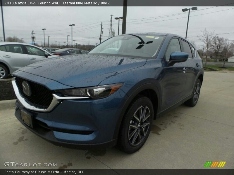 Eternal Blue Metallic / Black 2018 Mazda CX-5 Touring AWD
