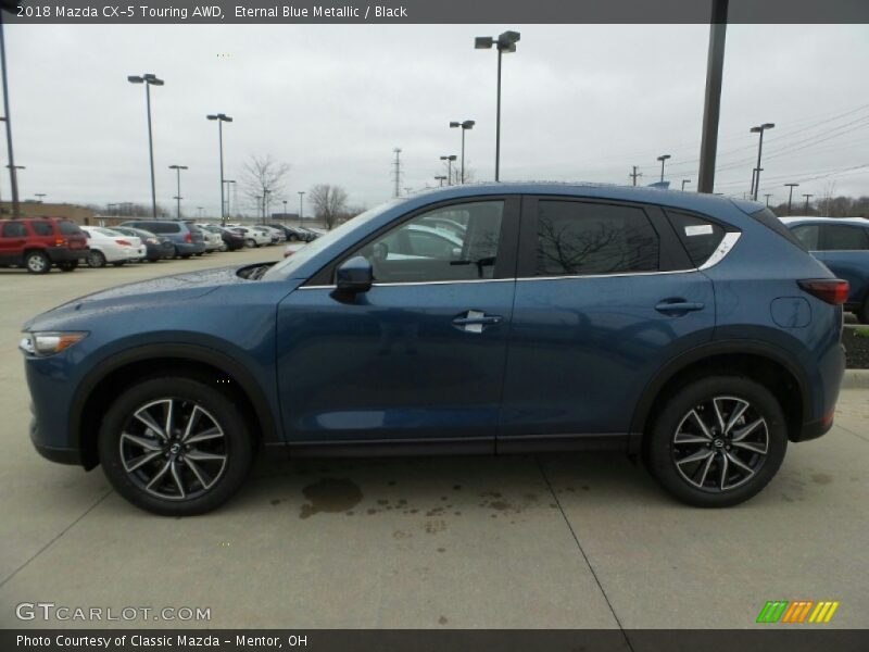 Eternal Blue Metallic / Black 2018 Mazda CX-5 Touring AWD