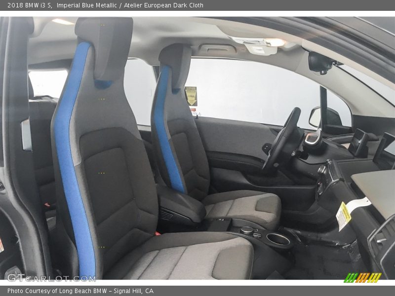 Imperial Blue Metallic / Atelier European Dark Cloth 2018 BMW i3 S