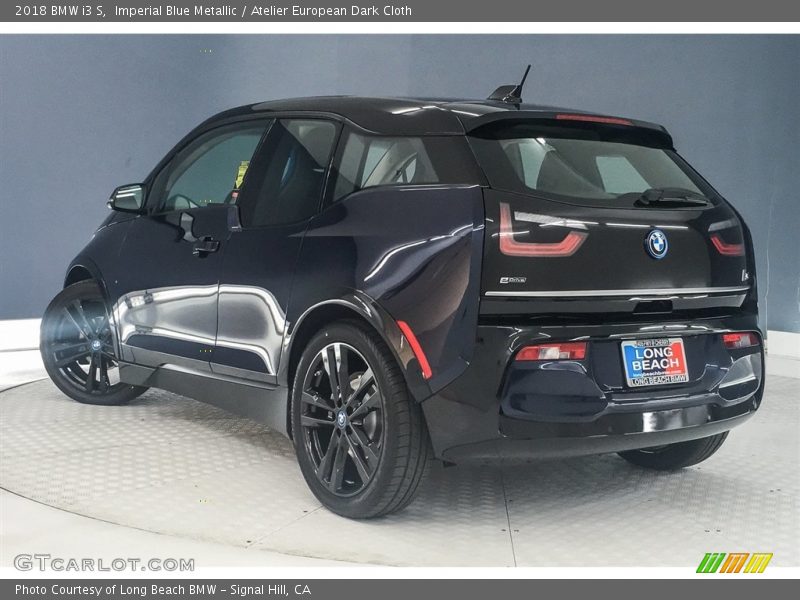 Imperial Blue Metallic / Atelier European Dark Cloth 2018 BMW i3 S
