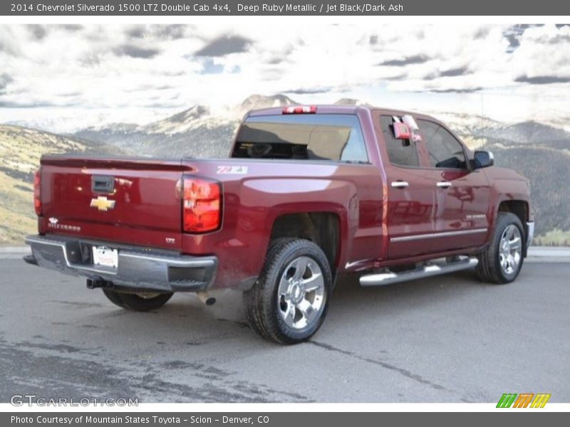 Deep Ruby Metallic / Jet Black/Dark Ash 2014 Chevrolet Silverado 1500 LTZ Double Cab 4x4
