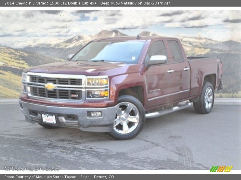 Deep Ruby Metallic / Jet Black/Dark Ash 2014 Chevrolet Silverado 1500 LTZ Double Cab 4x4