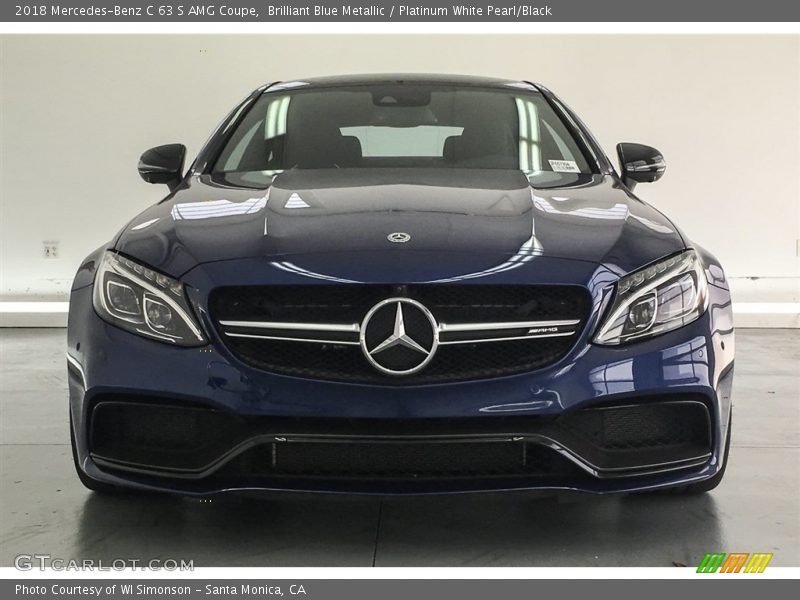  2018 C 63 S AMG Coupe Brilliant Blue Metallic