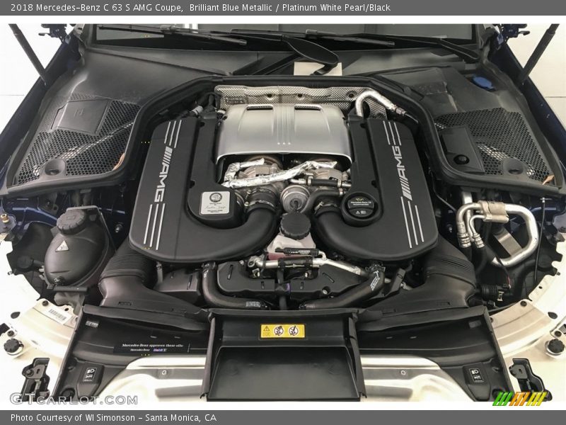  2018 C 63 S AMG Coupe Engine - 4.0 Liter AMG biturbo DOHC 32-Valve VVT V8
