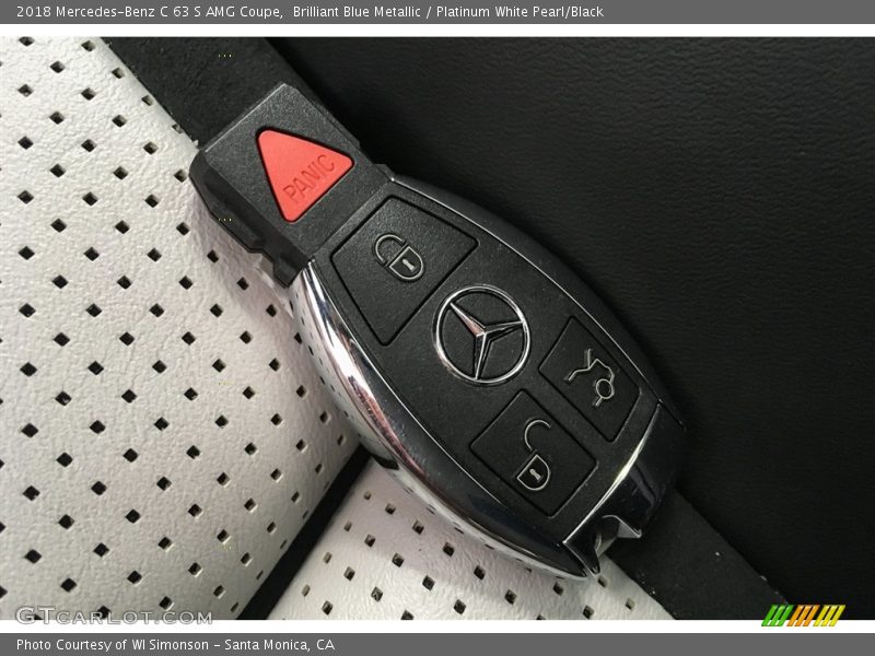 Keys of 2018 C 63 S AMG Coupe
