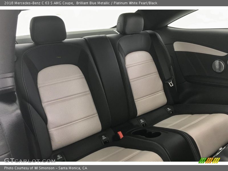 Rear Seat of 2018 C 63 S AMG Coupe