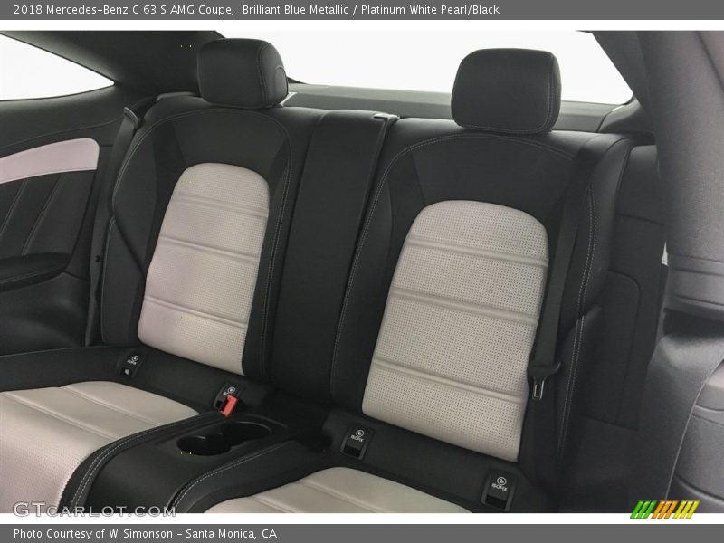 Rear Seat of 2018 C 63 S AMG Coupe