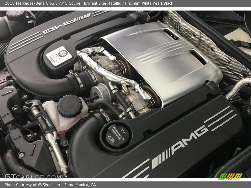  2018 C 63 S AMG Coupe Engine - 4.0 Liter AMG biturbo DOHC 32-Valve VVT V8