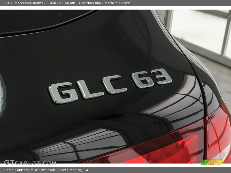 Obsidian Black Metallic / Black 2018 Mercedes-Benz GLC AMG 63 4Matic