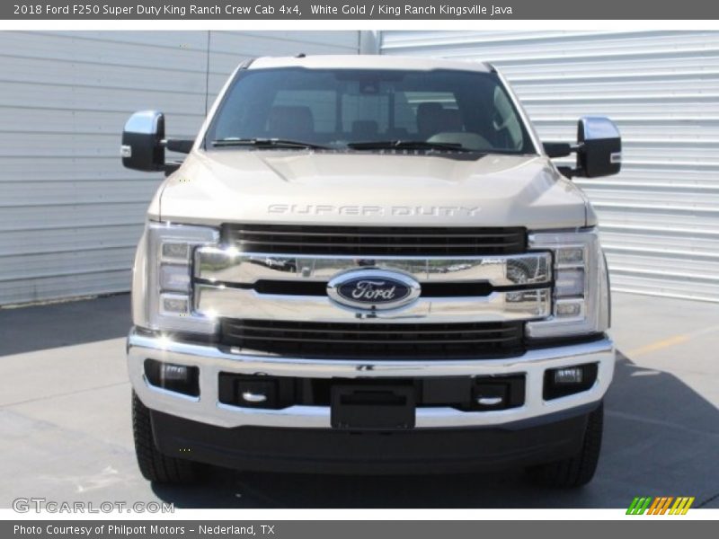 White Gold / King Ranch Kingsville Java 2018 Ford F250 Super Duty King Ranch Crew Cab 4x4