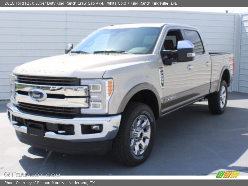 White Gold / King Ranch Kingsville Java 2018 Ford F250 Super Duty King Ranch Crew Cab 4x4