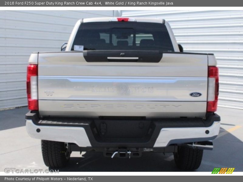 White Gold / King Ranch Kingsville Java 2018 Ford F250 Super Duty King Ranch Crew Cab 4x4