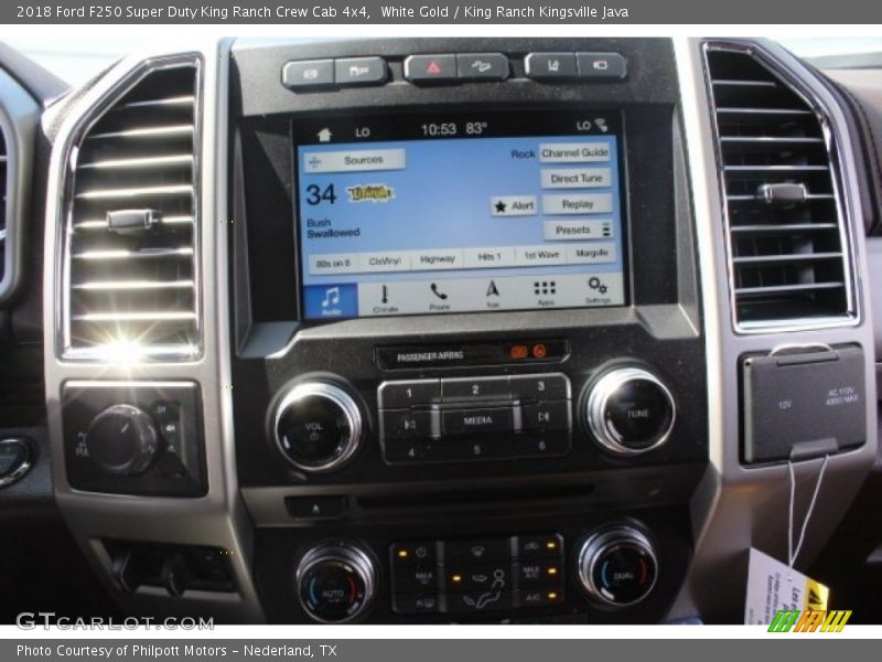 White Gold / King Ranch Kingsville Java 2018 Ford F250 Super Duty King Ranch Crew Cab 4x4