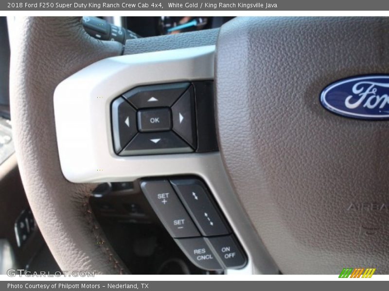 White Gold / King Ranch Kingsville Java 2018 Ford F250 Super Duty King Ranch Crew Cab 4x4