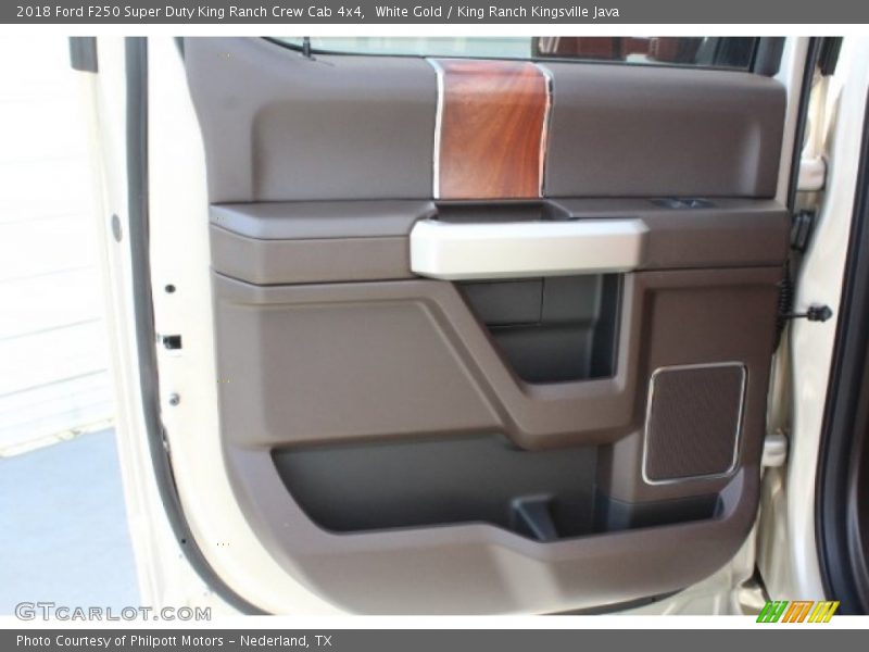 White Gold / King Ranch Kingsville Java 2018 Ford F250 Super Duty King Ranch Crew Cab 4x4