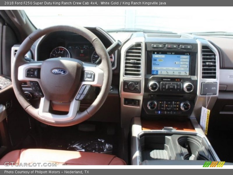 White Gold / King Ranch Kingsville Java 2018 Ford F250 Super Duty King Ranch Crew Cab 4x4