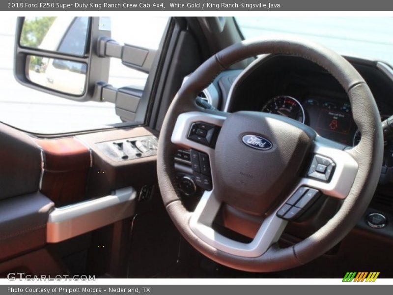 White Gold / King Ranch Kingsville Java 2018 Ford F250 Super Duty King Ranch Crew Cab 4x4