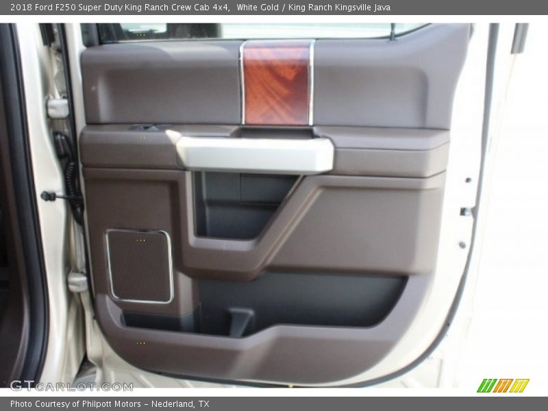 White Gold / King Ranch Kingsville Java 2018 Ford F250 Super Duty King Ranch Crew Cab 4x4