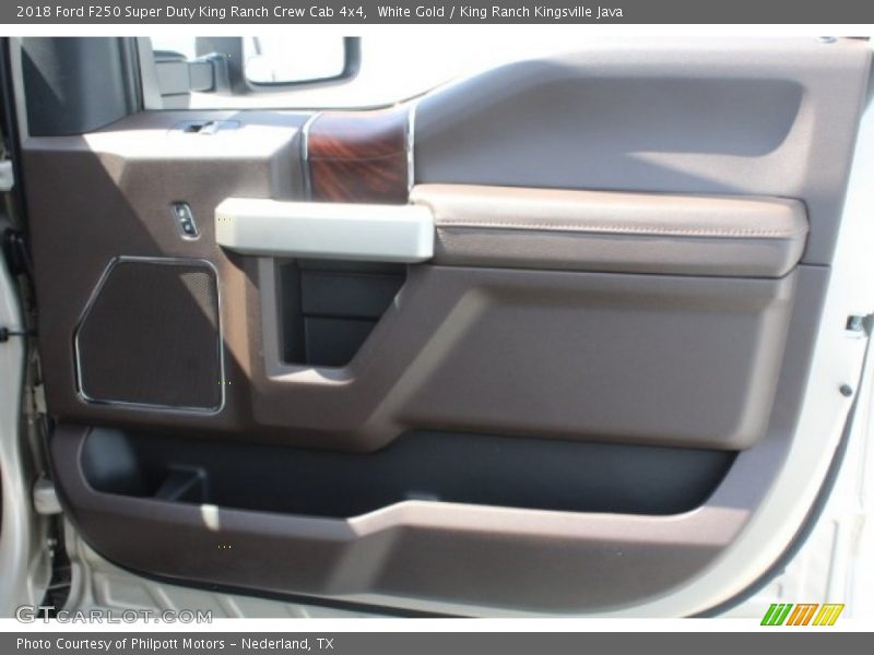 White Gold / King Ranch Kingsville Java 2018 Ford F250 Super Duty King Ranch Crew Cab 4x4