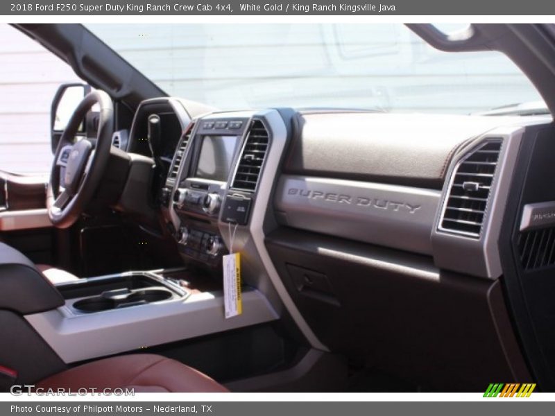 White Gold / King Ranch Kingsville Java 2018 Ford F250 Super Duty King Ranch Crew Cab 4x4