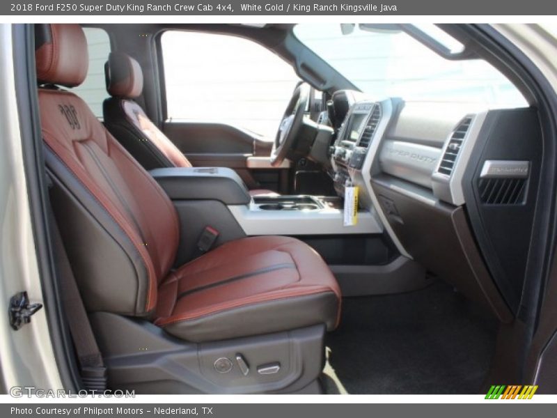 White Gold / King Ranch Kingsville Java 2018 Ford F250 Super Duty King Ranch Crew Cab 4x4