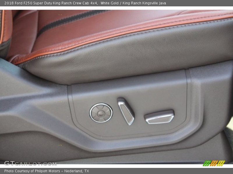 White Gold / King Ranch Kingsville Java 2018 Ford F250 Super Duty King Ranch Crew Cab 4x4