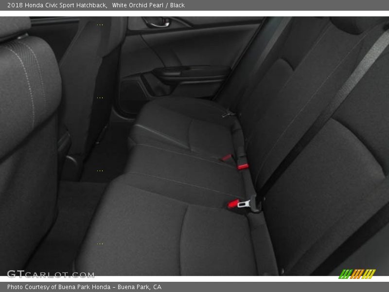 White Orchid Pearl / Black 2018 Honda Civic Sport Hatchback