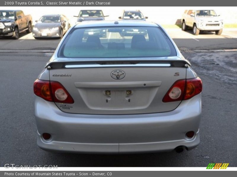 Classic Silver Metallic / Dark Charcoal 2009 Toyota Corolla S