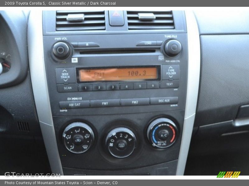 Classic Silver Metallic / Dark Charcoal 2009 Toyota Corolla S