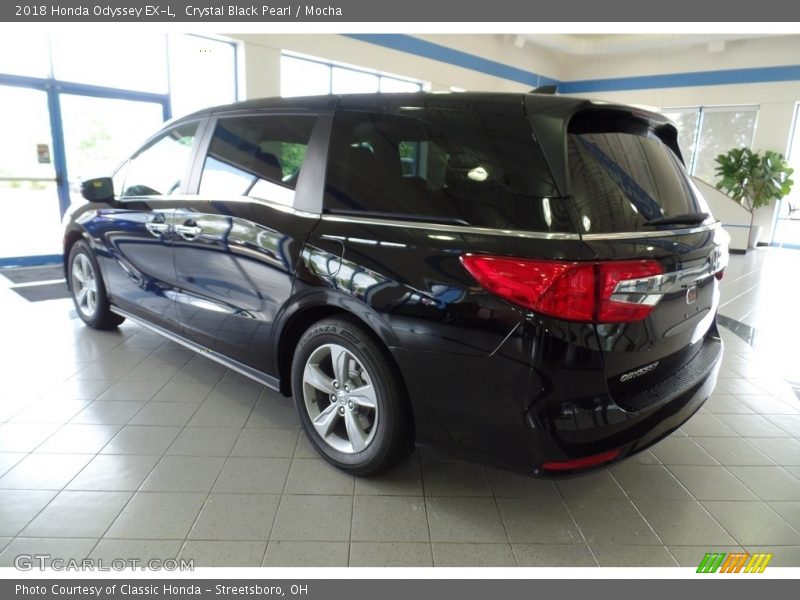 Crystal Black Pearl / Mocha 2018 Honda Odyssey EX-L