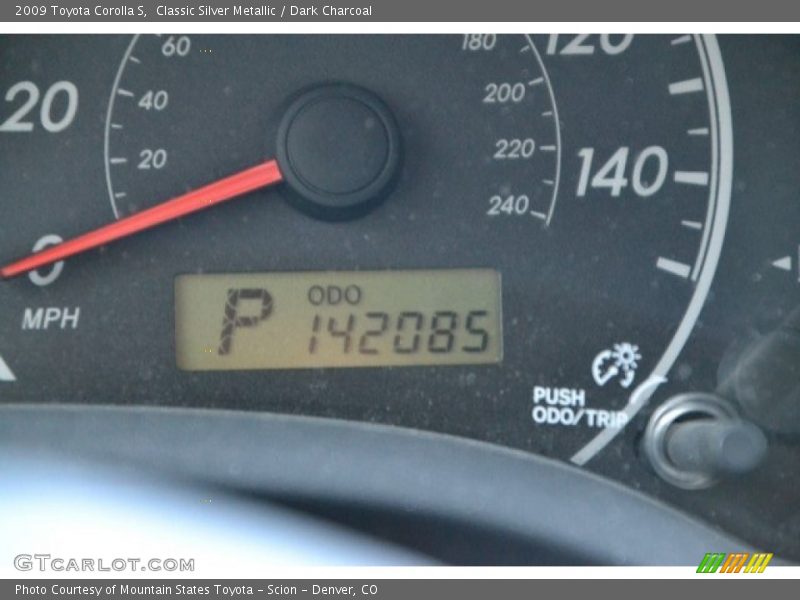 Classic Silver Metallic / Dark Charcoal 2009 Toyota Corolla S
