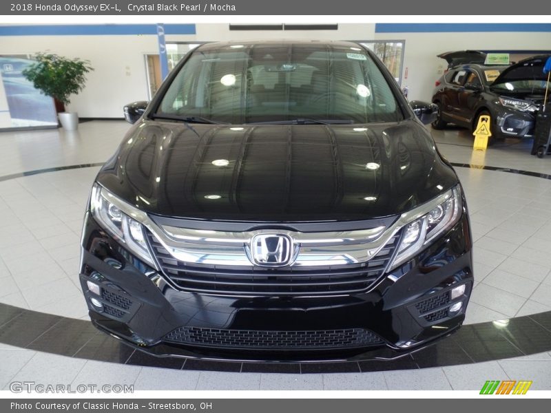 Crystal Black Pearl / Mocha 2018 Honda Odyssey EX-L