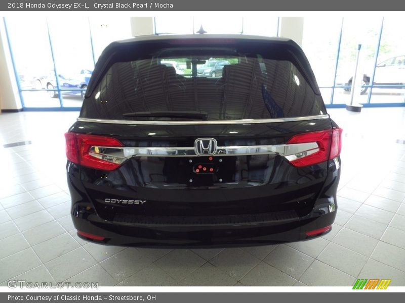 Crystal Black Pearl / Mocha 2018 Honda Odyssey EX-L