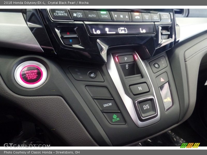 Crystal Black Pearl / Mocha 2018 Honda Odyssey EX-L