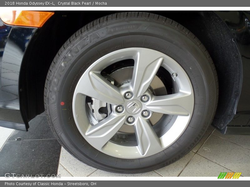 Crystal Black Pearl / Mocha 2018 Honda Odyssey EX-L