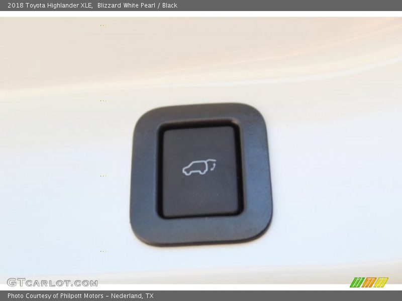 Blizzard White Pearl / Black 2018 Toyota Highlander XLE