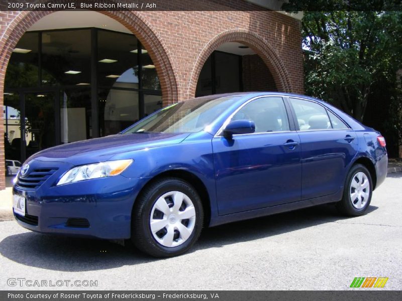 Blue Ribbon Metallic / Ash 2009 Toyota Camry LE