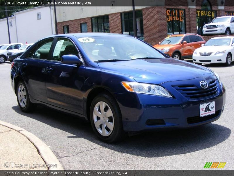 Blue Ribbon Metallic / Ash 2009 Toyota Camry LE