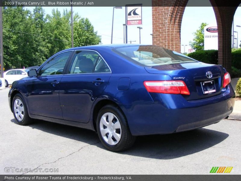Blue Ribbon Metallic / Ash 2009 Toyota Camry LE