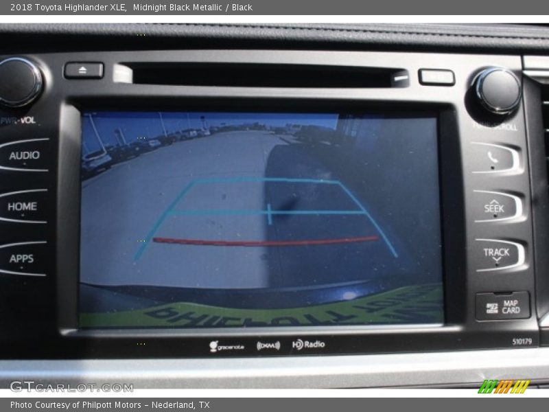 Midnight Black Metallic / Black 2018 Toyota Highlander XLE