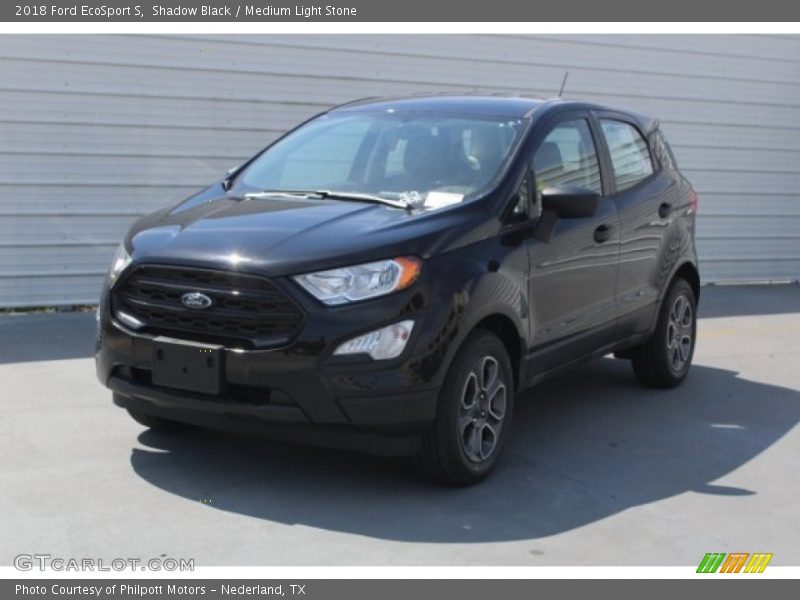 Shadow Black / Medium Light Stone 2018 Ford EcoSport S