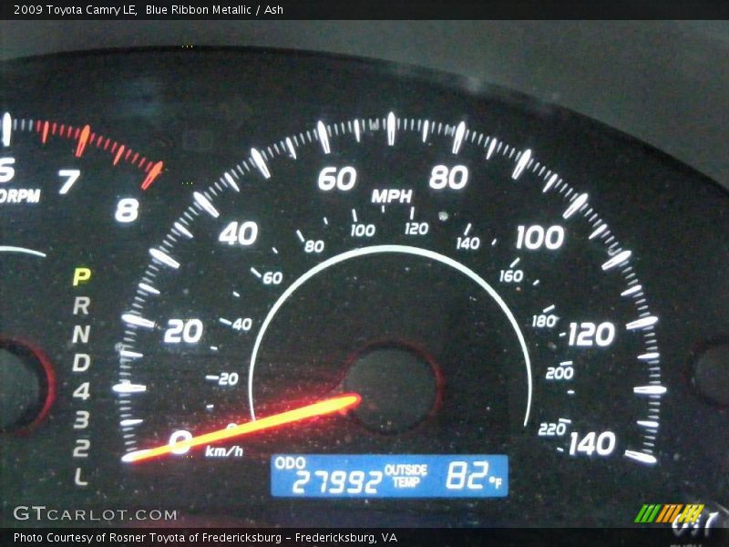 Blue Ribbon Metallic / Ash 2009 Toyota Camry LE