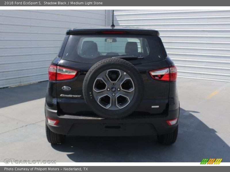 Shadow Black / Medium Light Stone 2018 Ford EcoSport S