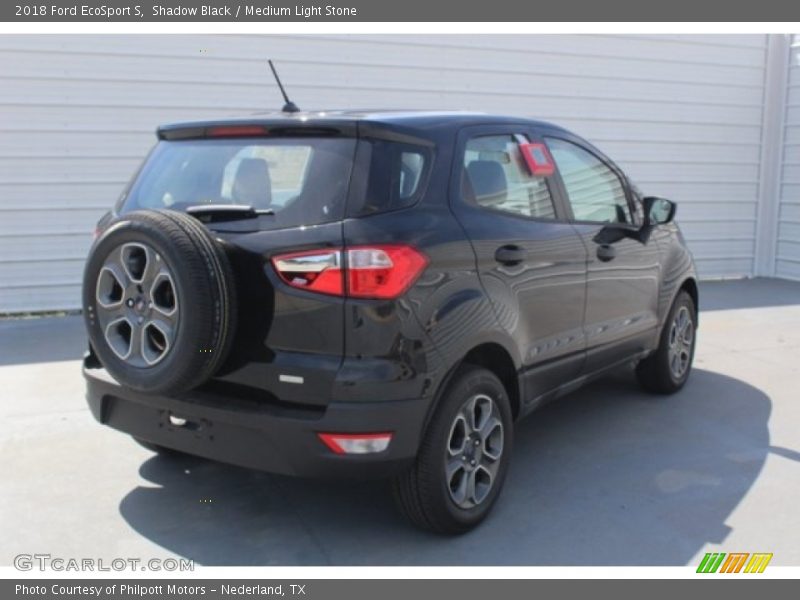 Shadow Black / Medium Light Stone 2018 Ford EcoSport S