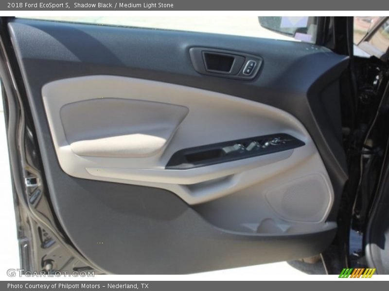 Shadow Black / Medium Light Stone 2018 Ford EcoSport S