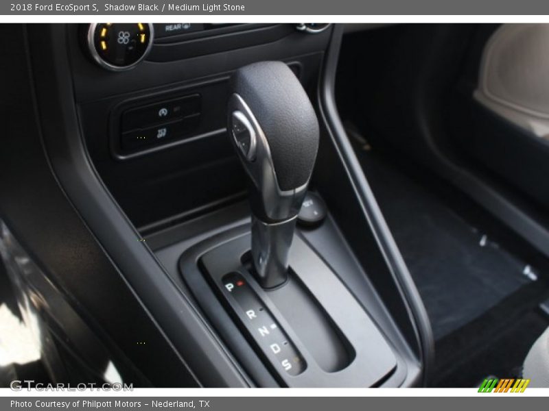 Shadow Black / Medium Light Stone 2018 Ford EcoSport S
