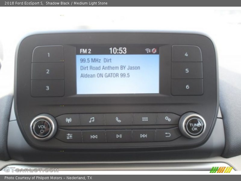 Shadow Black / Medium Light Stone 2018 Ford EcoSport S