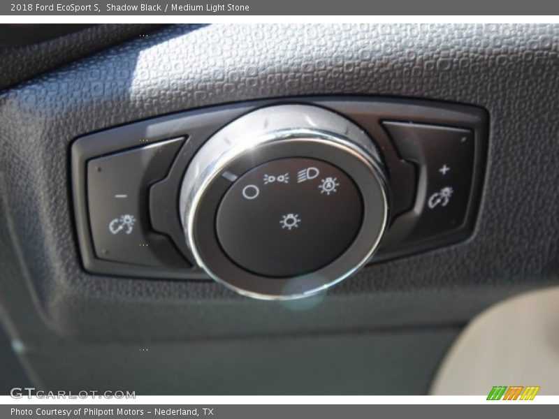 Shadow Black / Medium Light Stone 2018 Ford EcoSport S