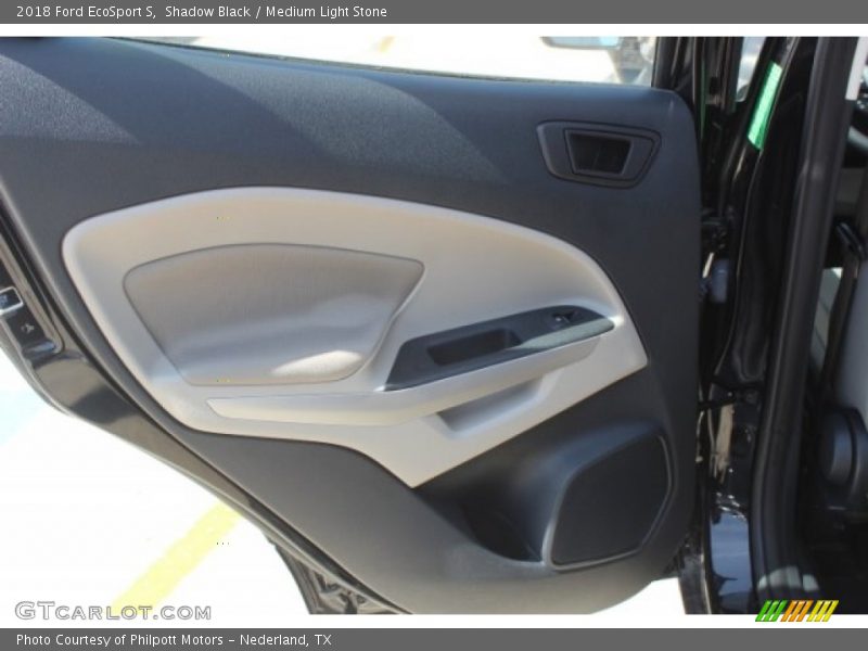 Shadow Black / Medium Light Stone 2018 Ford EcoSport S