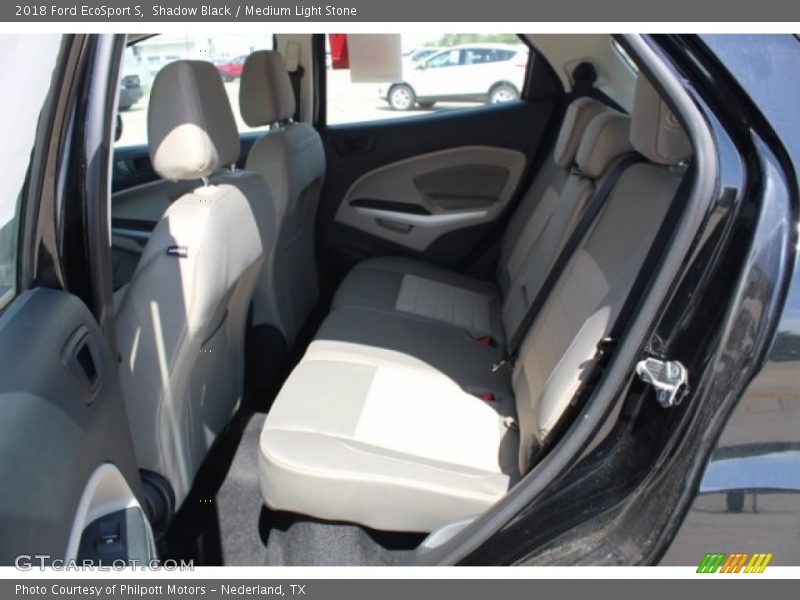 Shadow Black / Medium Light Stone 2018 Ford EcoSport S